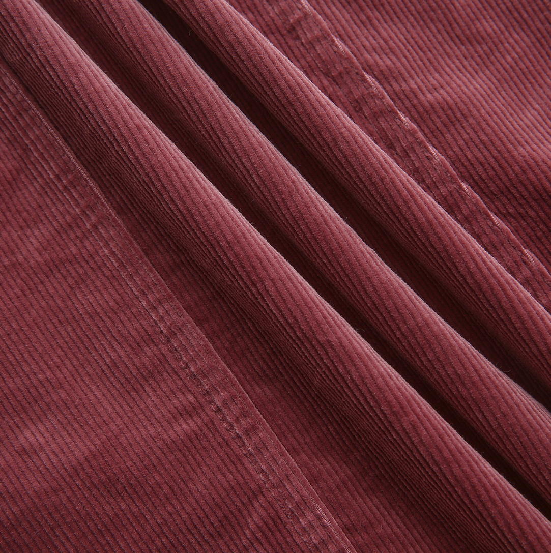 Corduroy Seam Midi Skirt