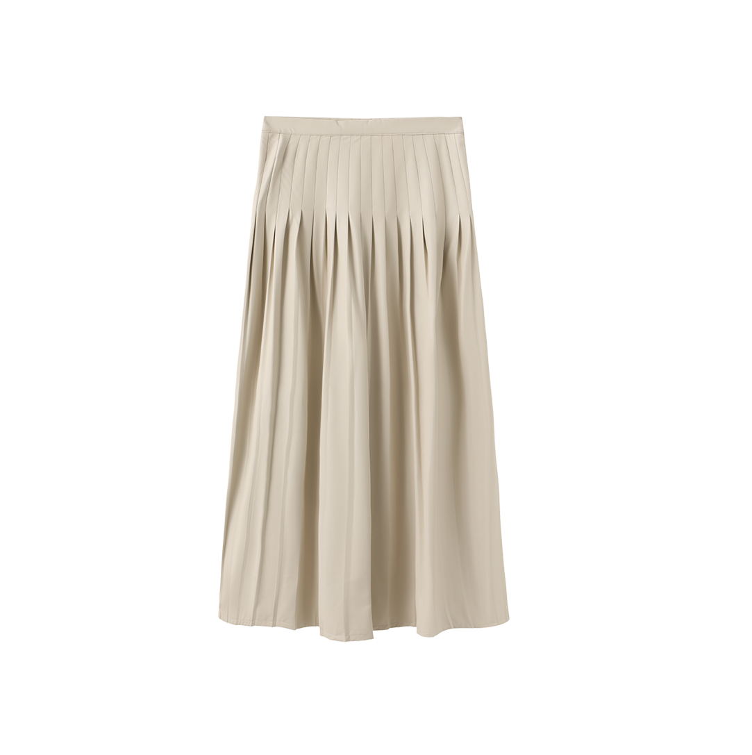 Arosa Thin Pleated Midi Skirt