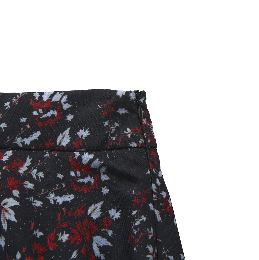 Printed Circle Skirt