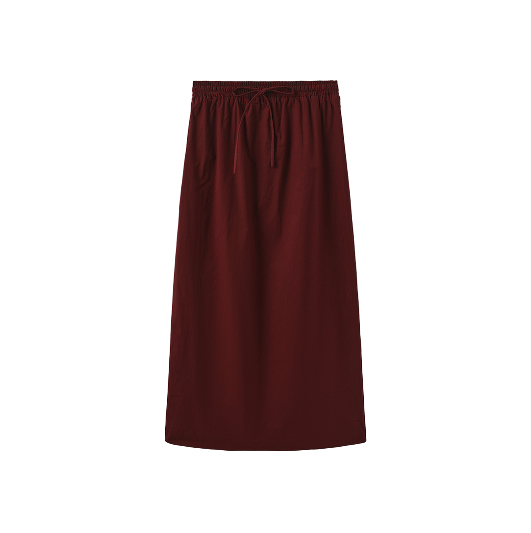 Drawstring Perkert Pull- On Skirt