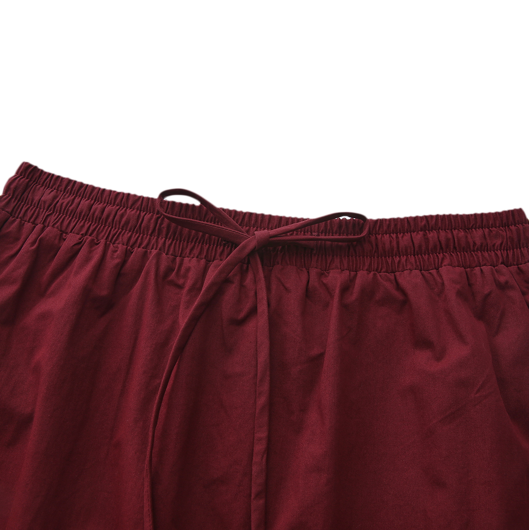 Drawstring Perkert Pull- On Skirt