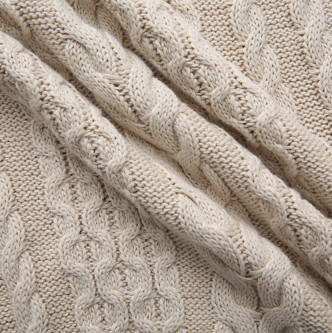 Cable Knit Ribbed Sweater