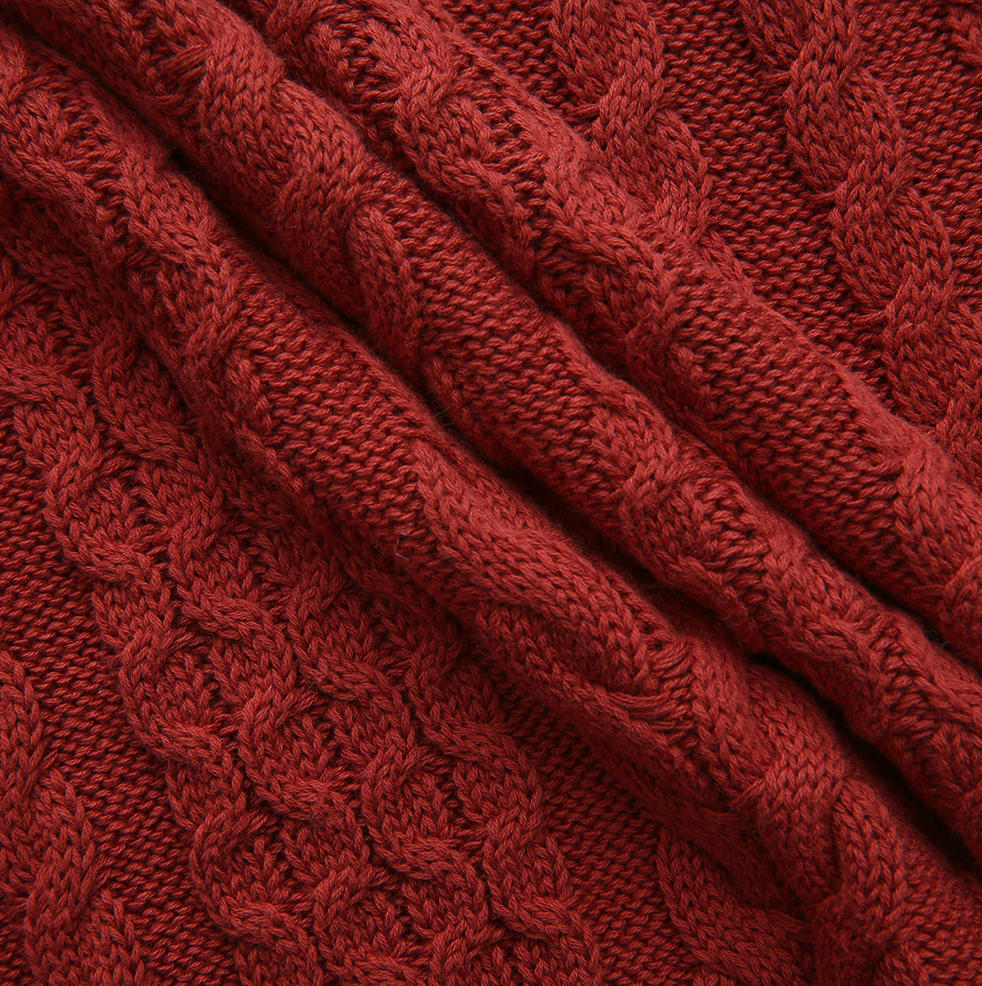 Cable Knit Ribbed Sweater