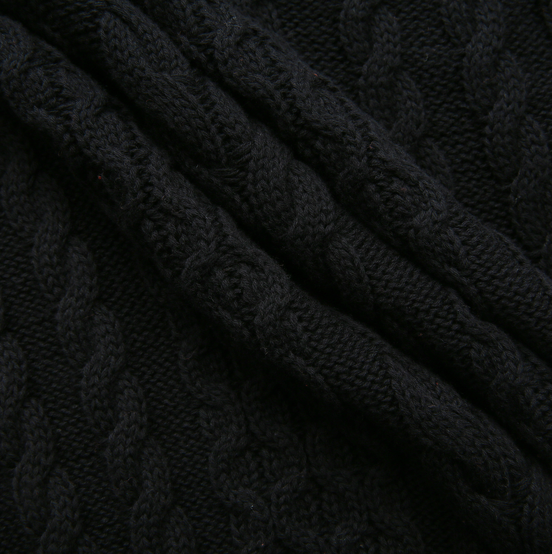 Cable Knit Ribbed Sweater