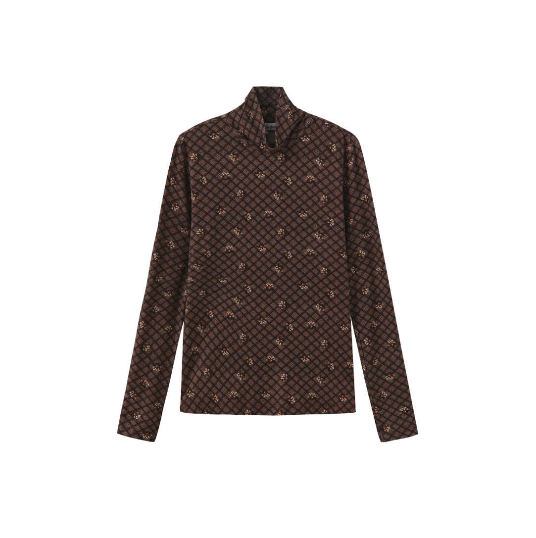Silo Printed Turtleneck