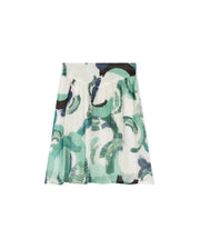 Leon - Waisted Floral Print Flair Skirt