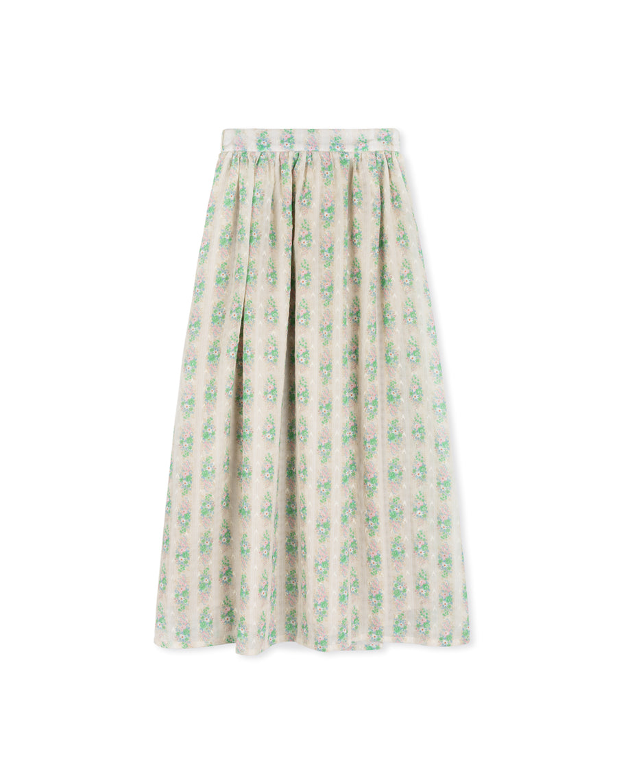 Nordica - Floral Printed Midi Skirt