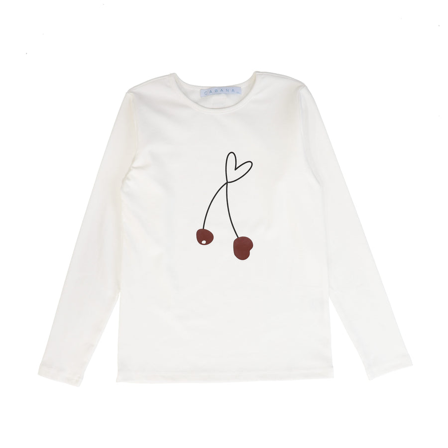 Cherry Sketched Tee
