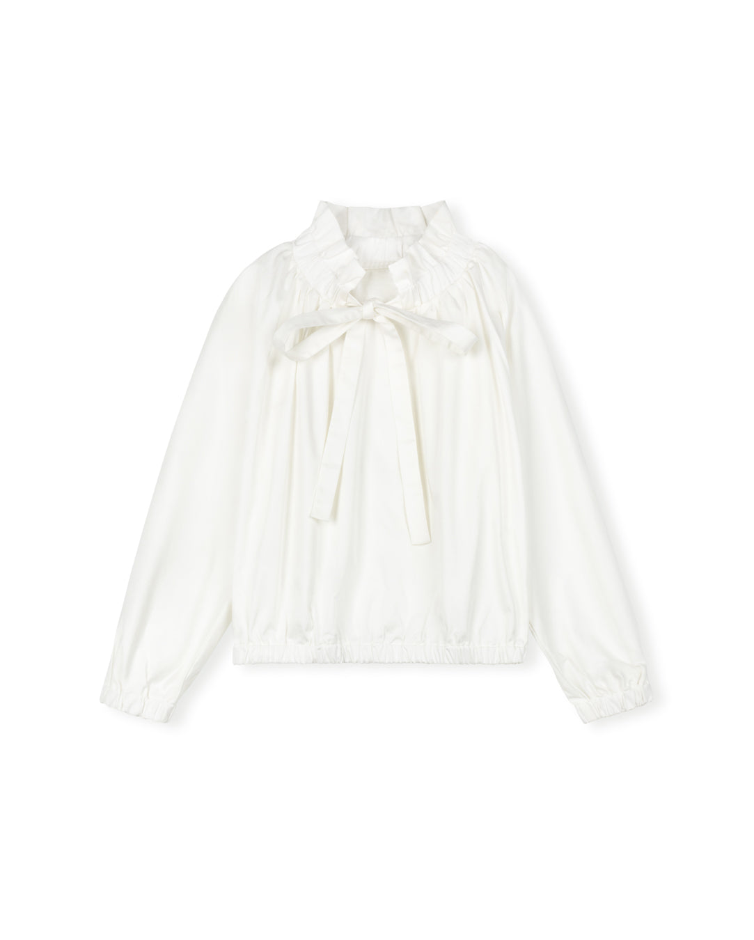 Neck Tie Bubble Blouse - Junees