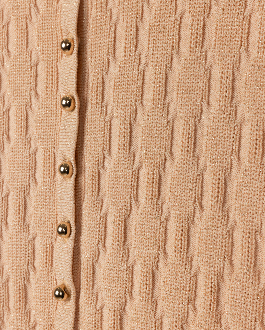 Metallic Squiggle Cardigan