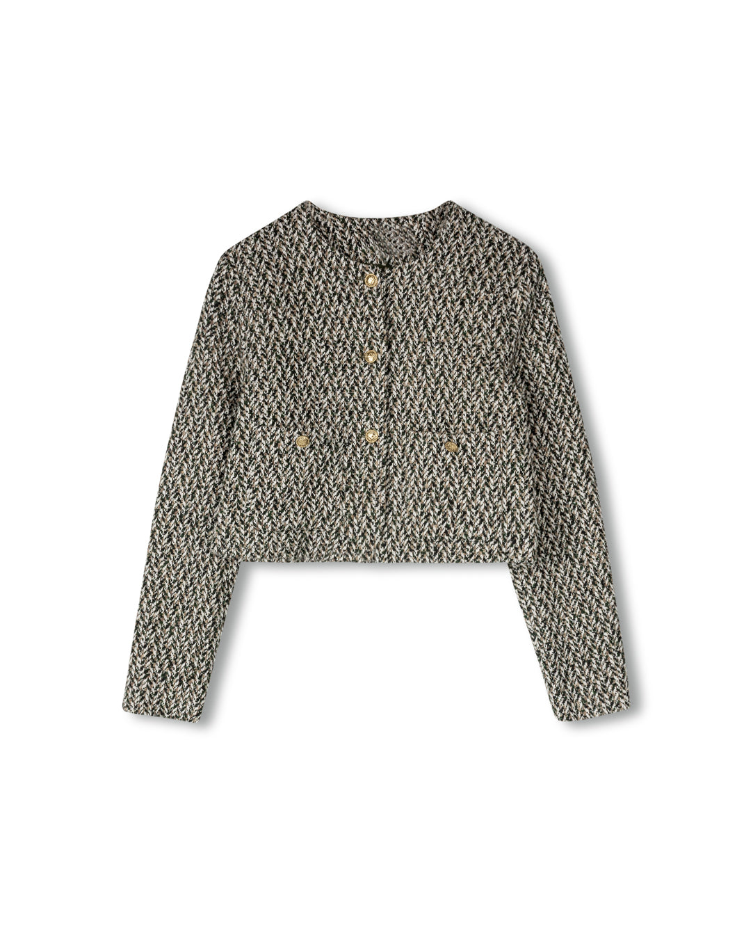 Tweed Crop Jacket W-20669