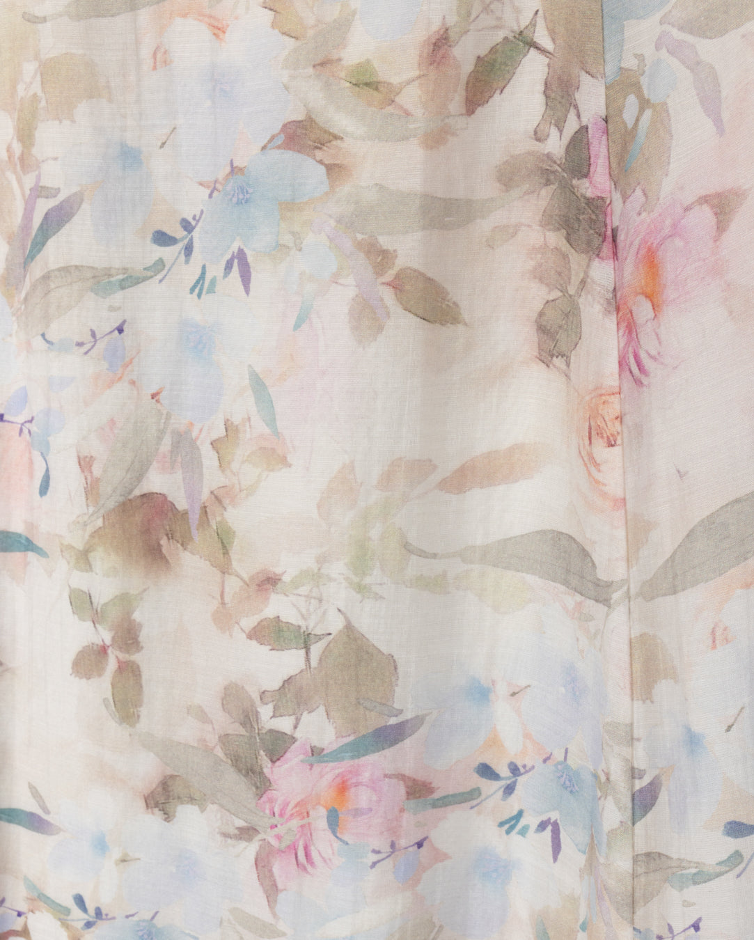 Brin Floral Silk Skirt