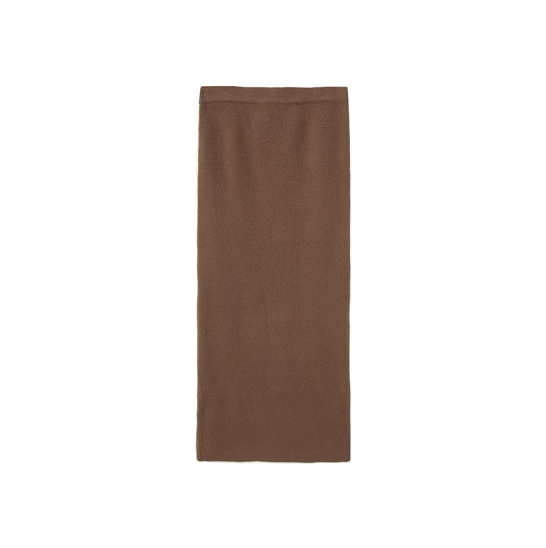 York Trimming Knit Maxi Skirt