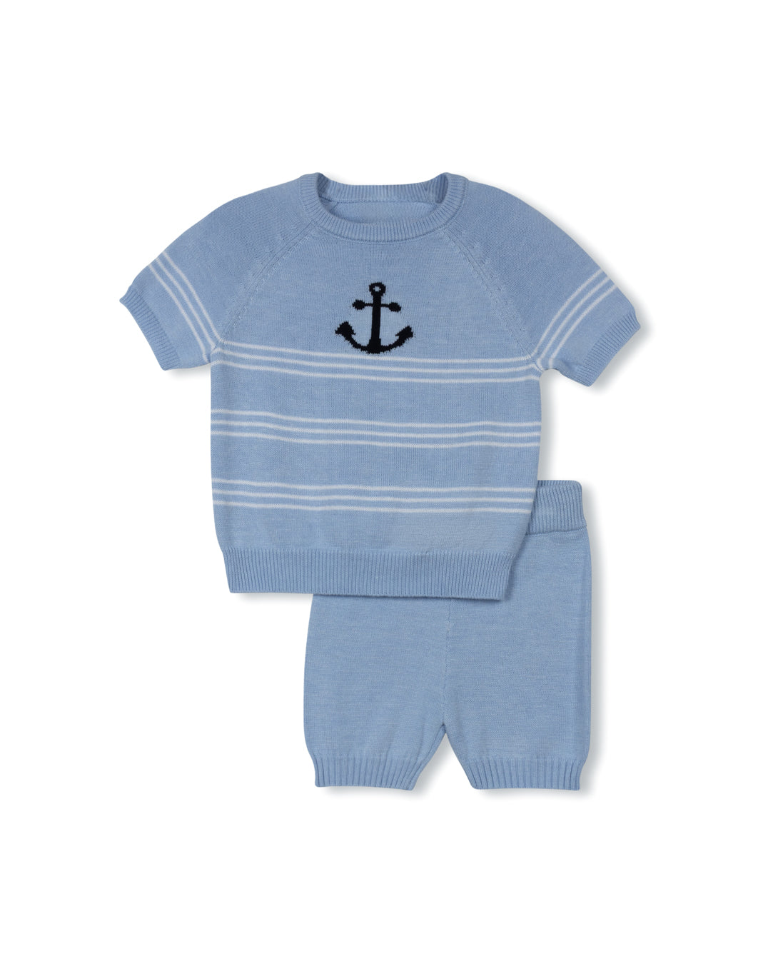 Striped Anchor Knit Set