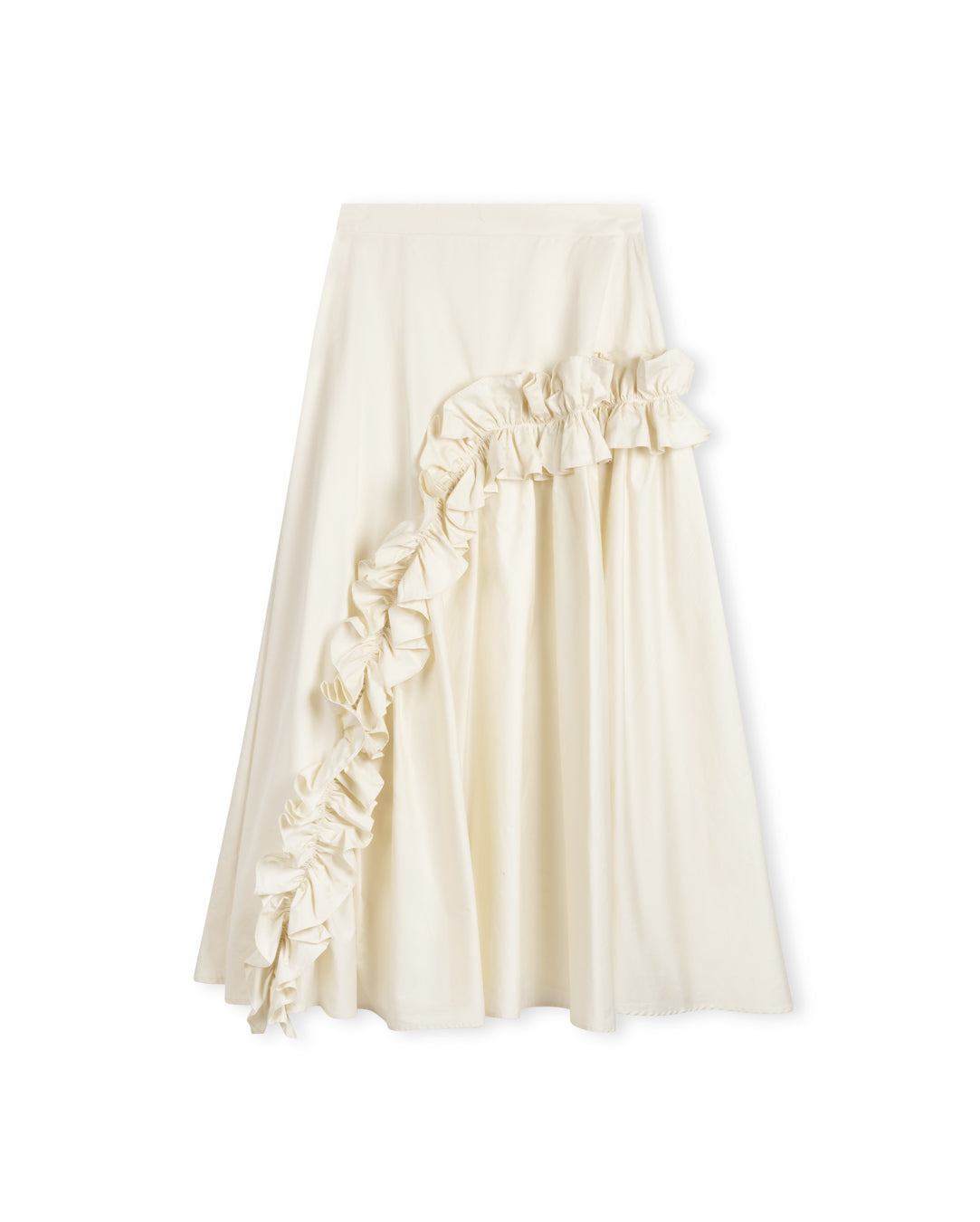 Poplin Detailed Double Belted Skirt - Junees