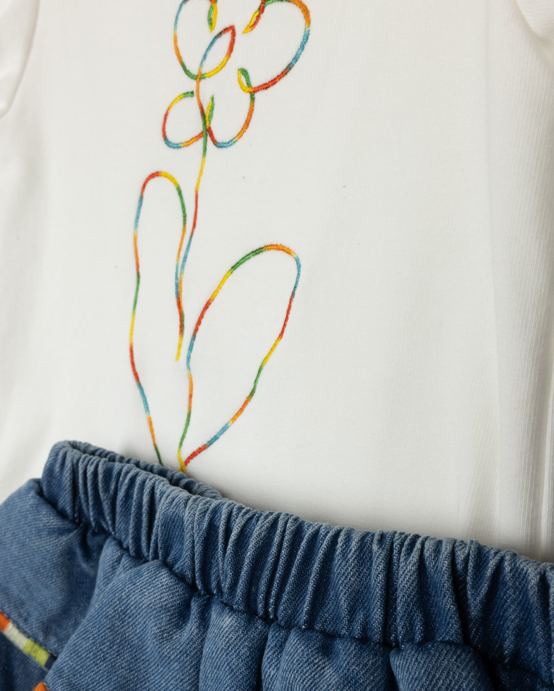 Zuri Flower Tee And Bloomers