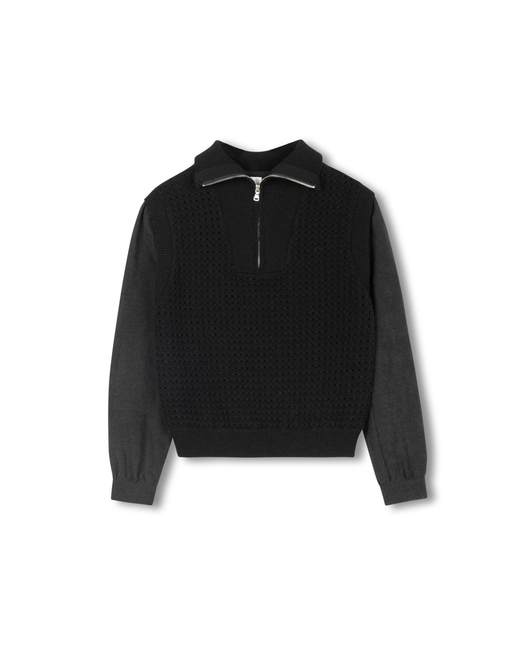 Linor Crochet And Cupro Top