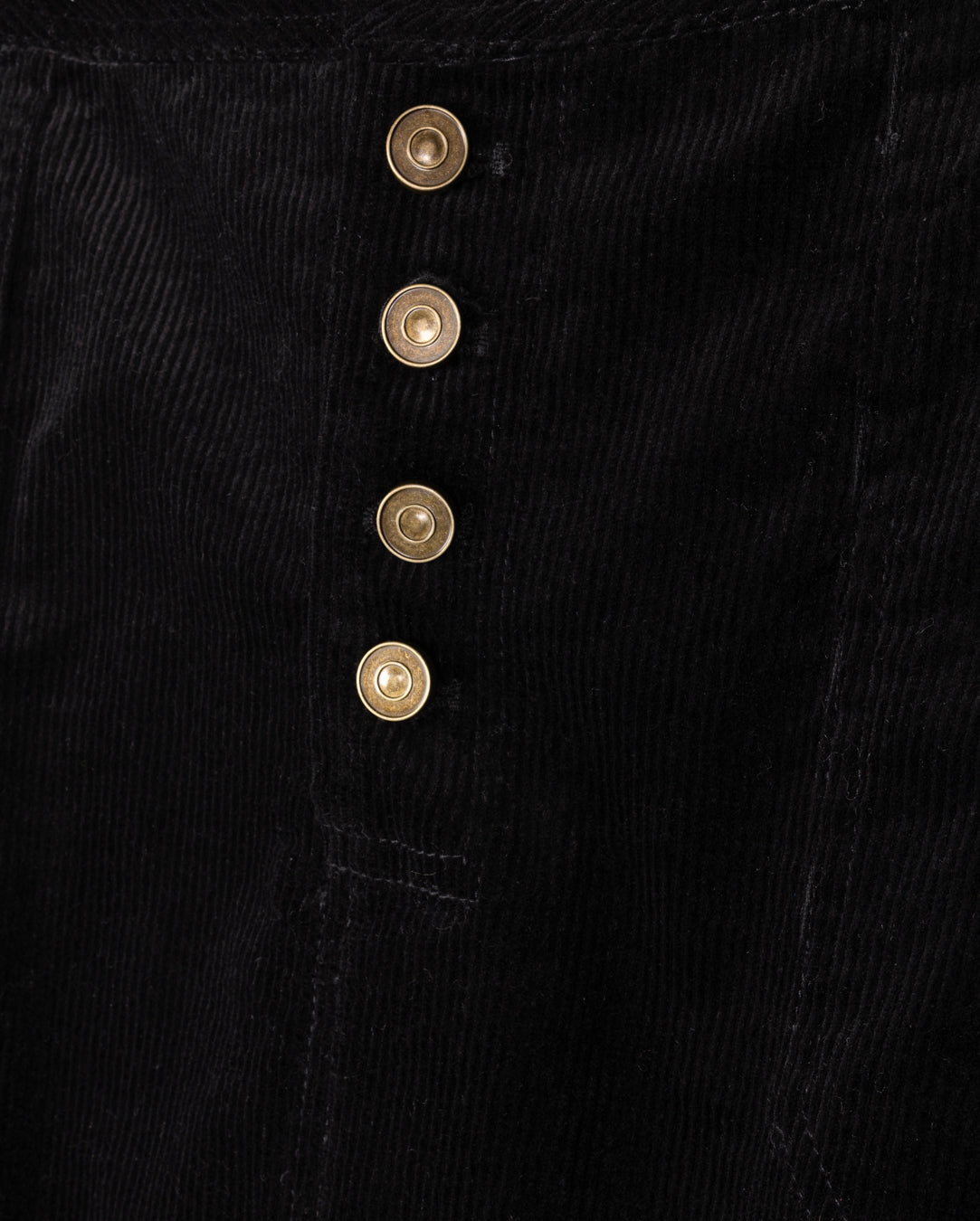 Corduroy Stitched Detailed Maxi Skirt