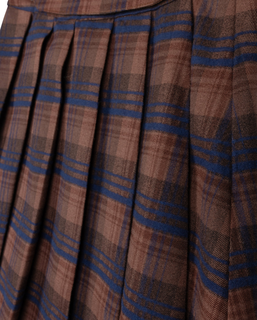 Mena Plaid Pleated Skirt