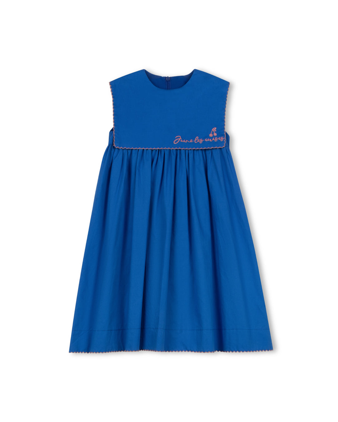 Tapon Poplin Scalloped Jumper