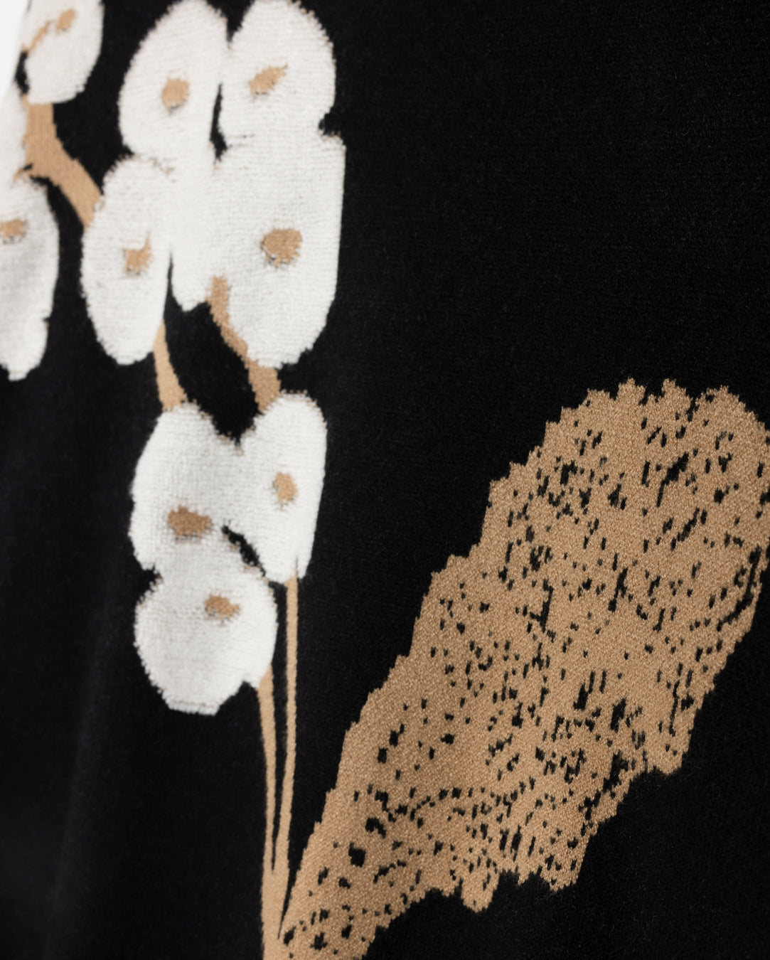 Citron Floral Applique Sweater