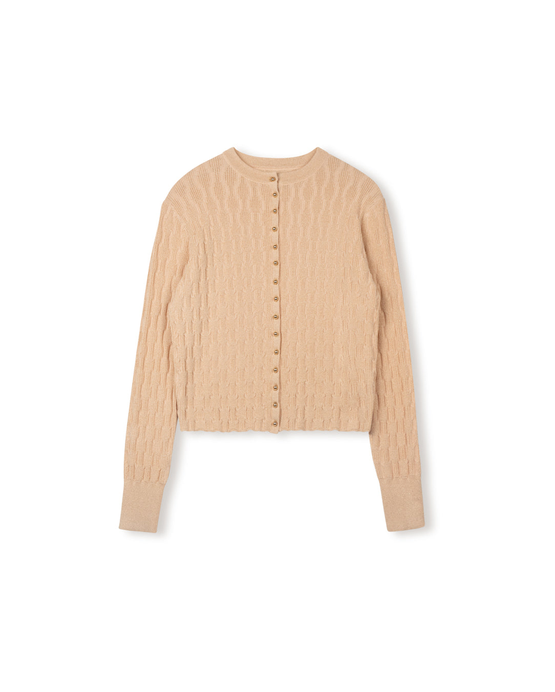 Metallic Squiggle Cardigan