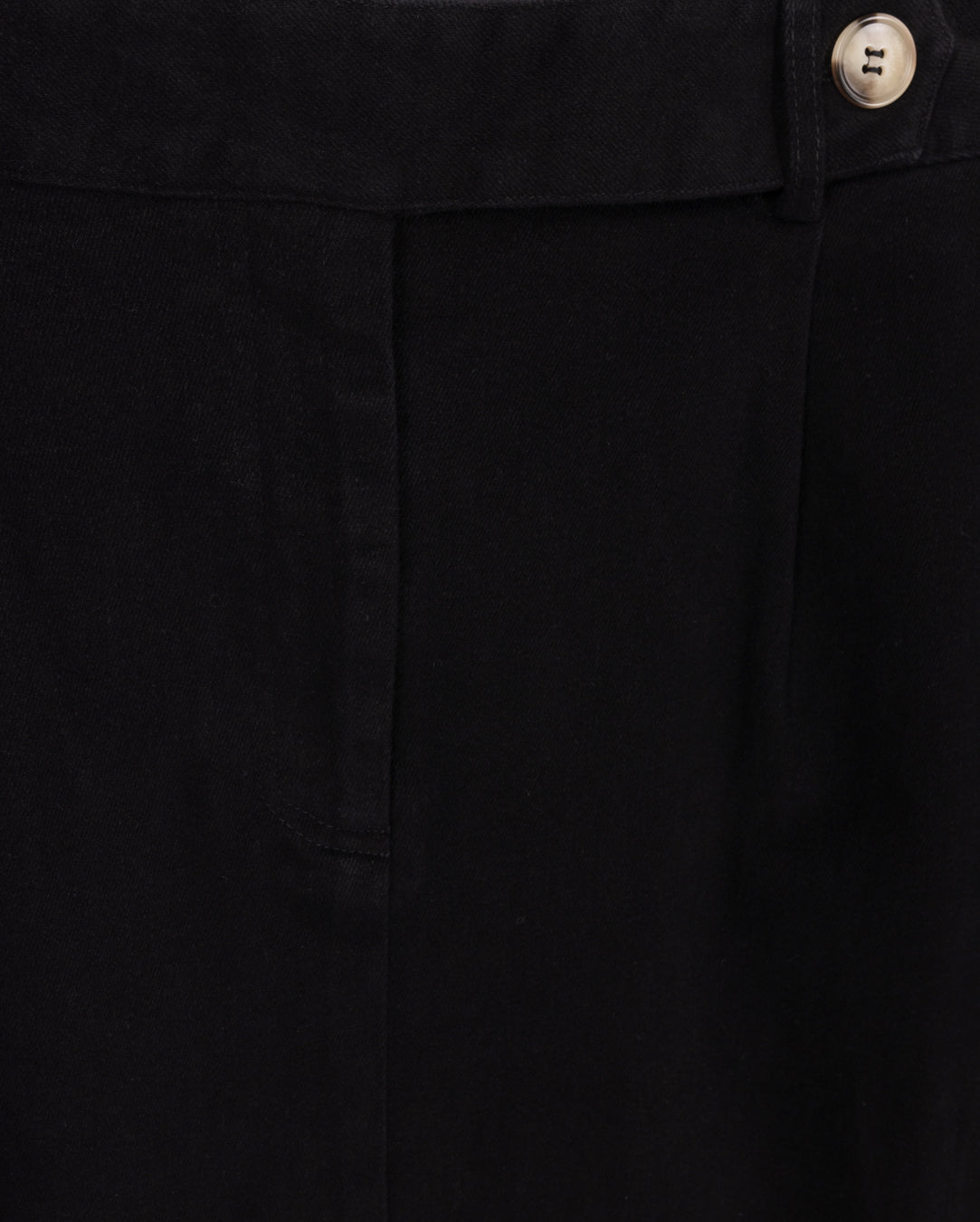 Button Waist Detailed Denim Skirt