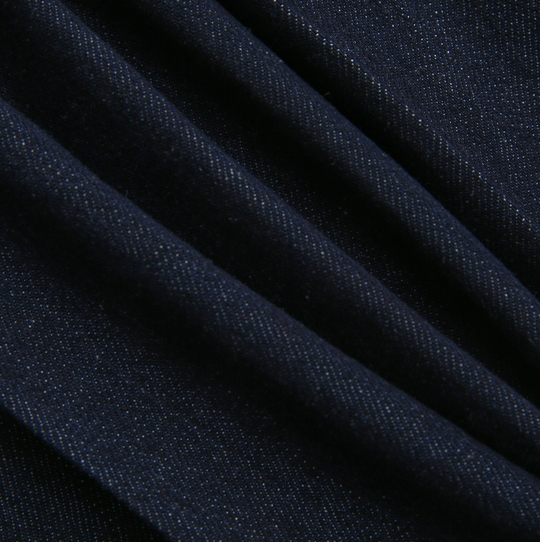 Denim Neat Pleat Skirt