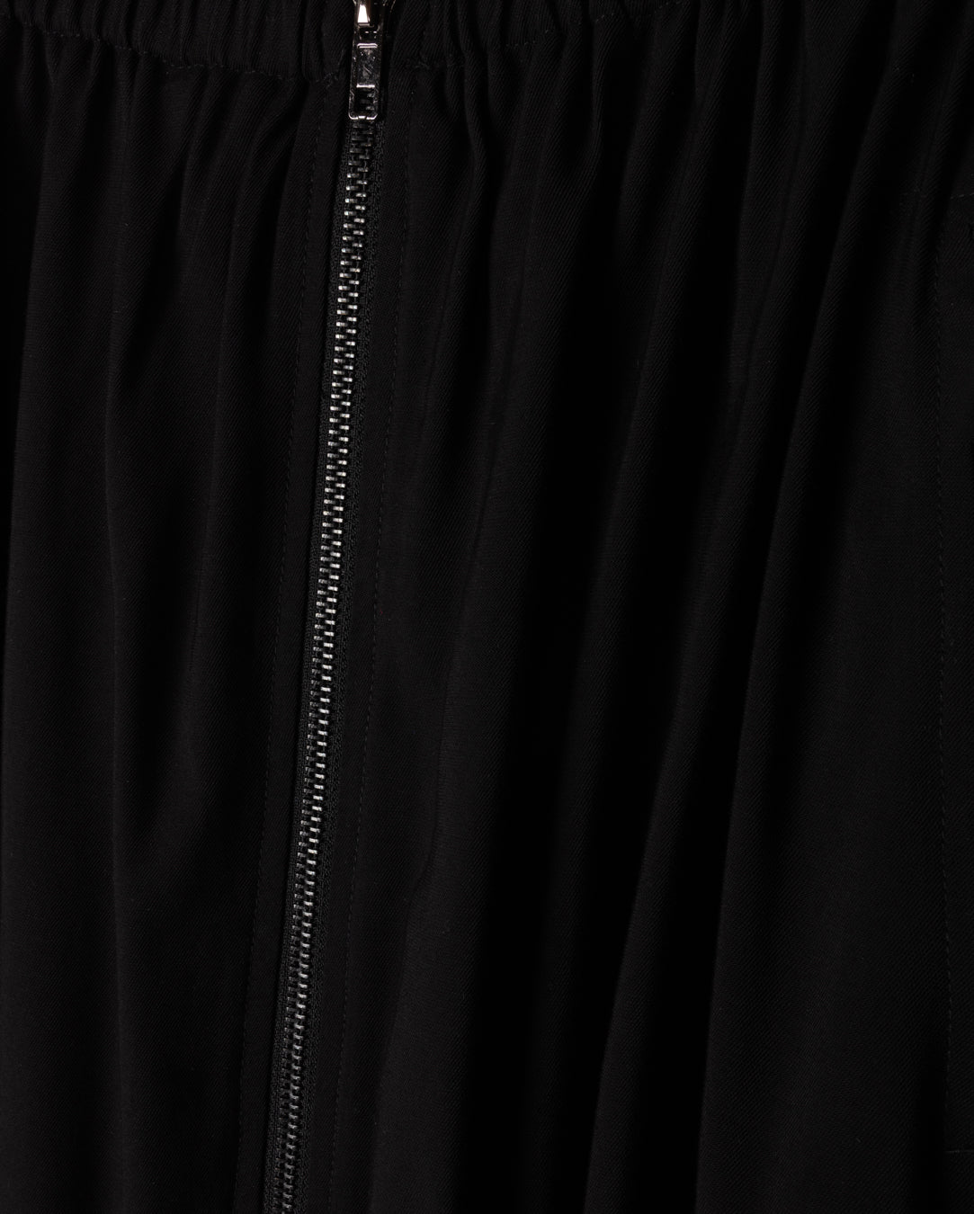 Cupro Zipper Pocket Skirt