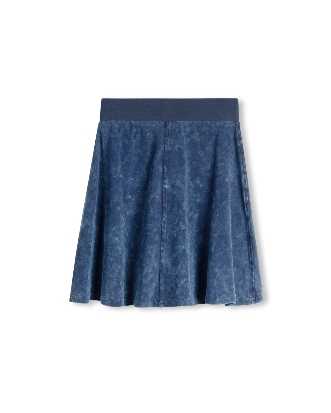 Elastic Waist A-line Knee Skirt - Junees