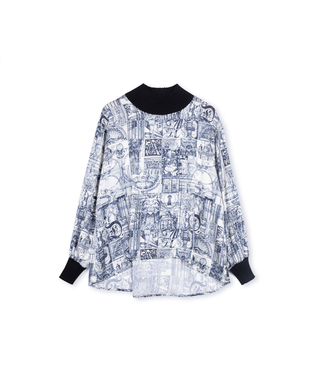 Whirl Edged Knit Top - Junees