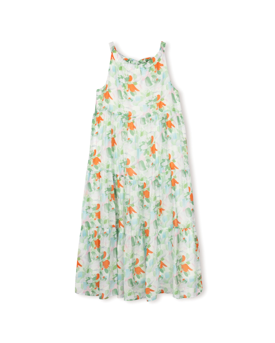 Tiered Thin Strap Floral Robe C-17691