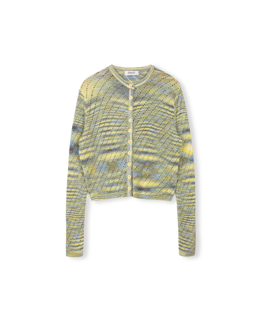 Knit Multi Color Cardigan W-17482