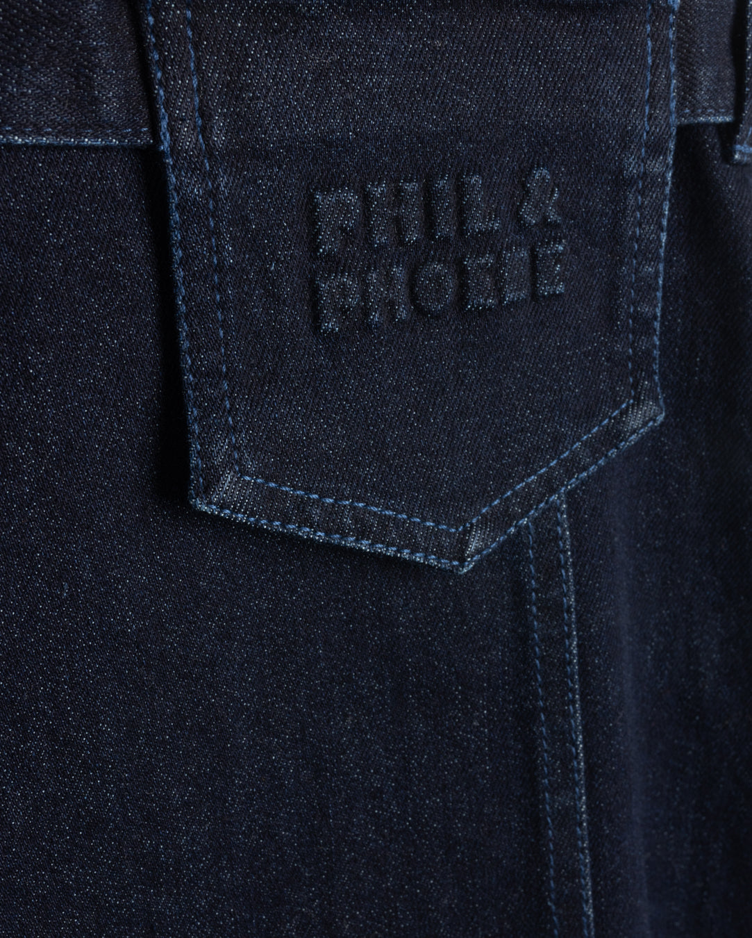 Davis Pouch Denim Skirt