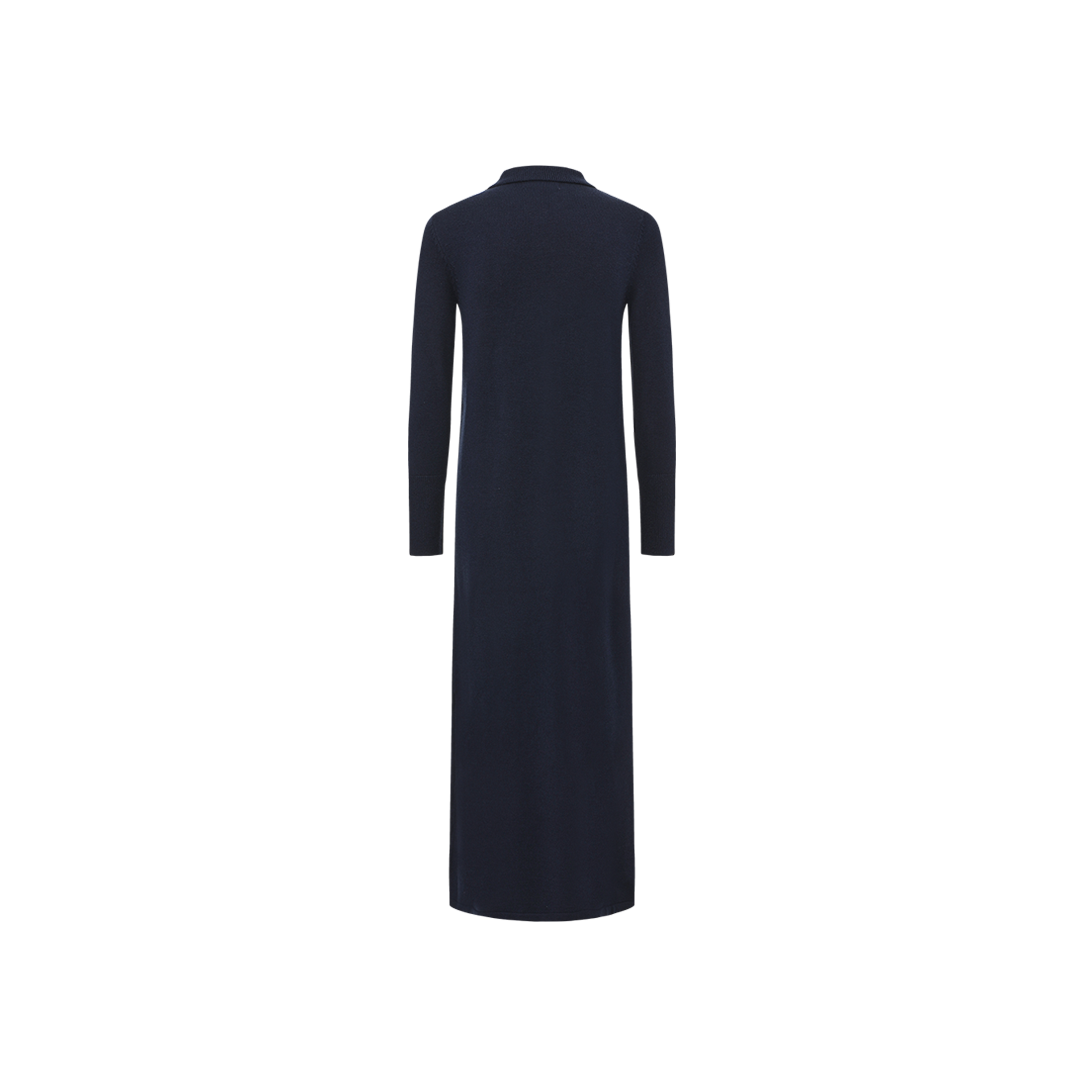 Collared Straight Knit Dress