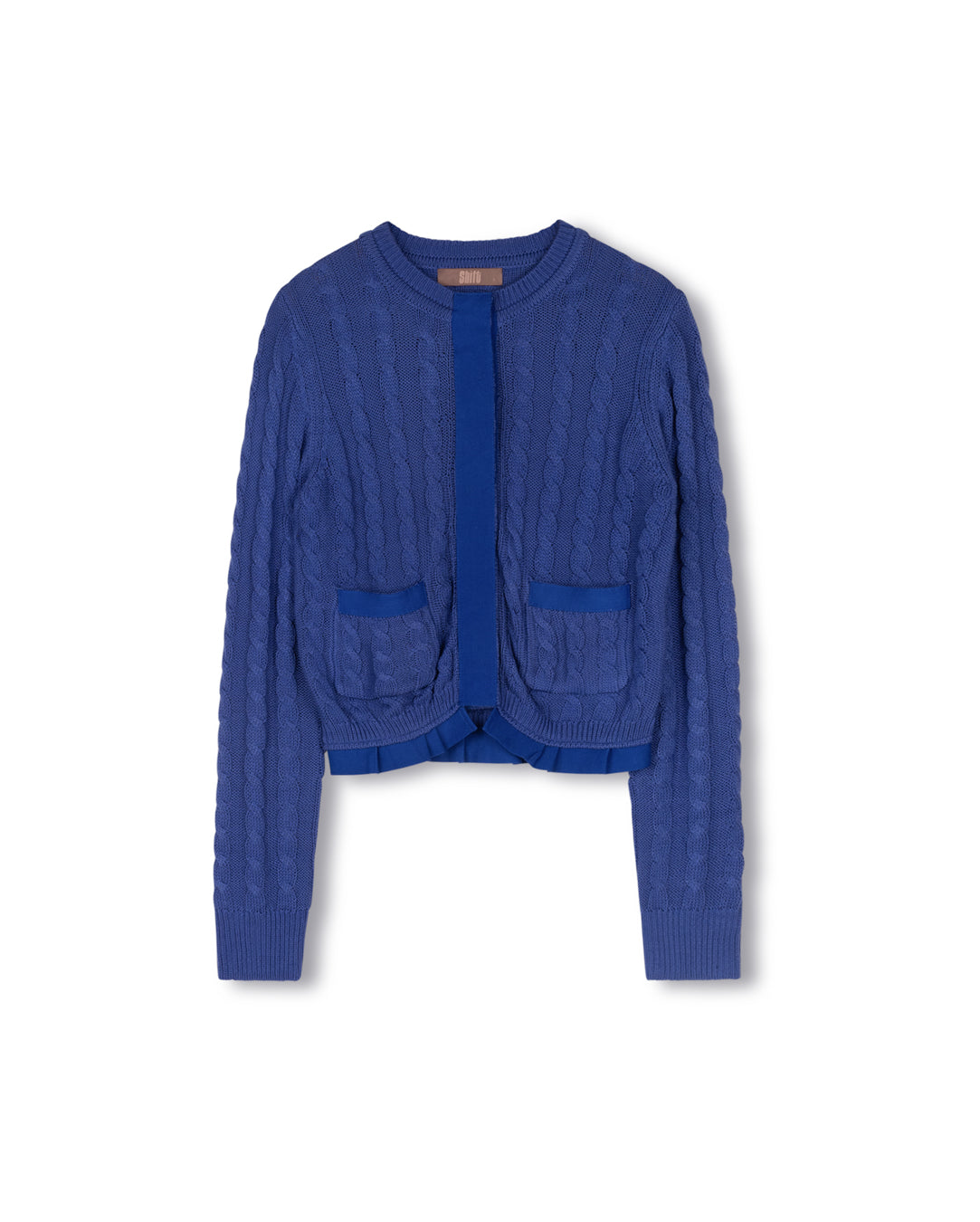 Ribbon Placket Cardigan