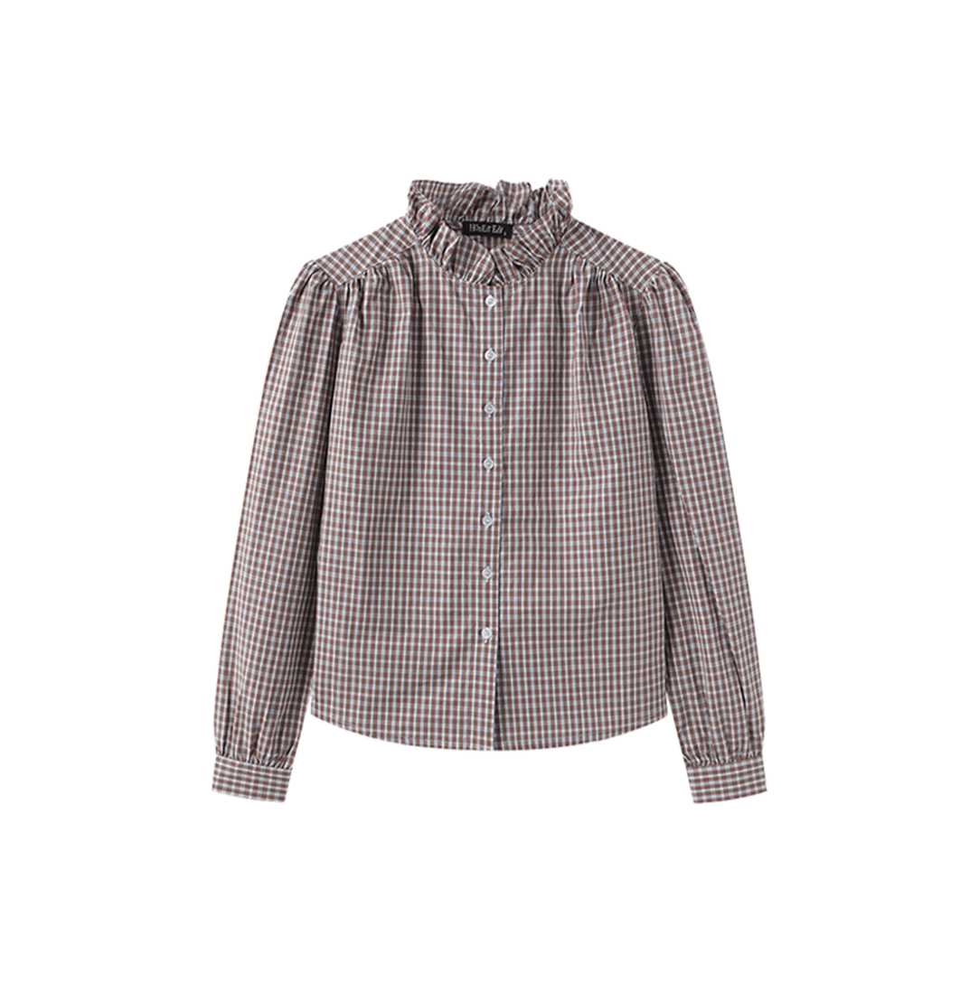 Ruffle Neck Blouse