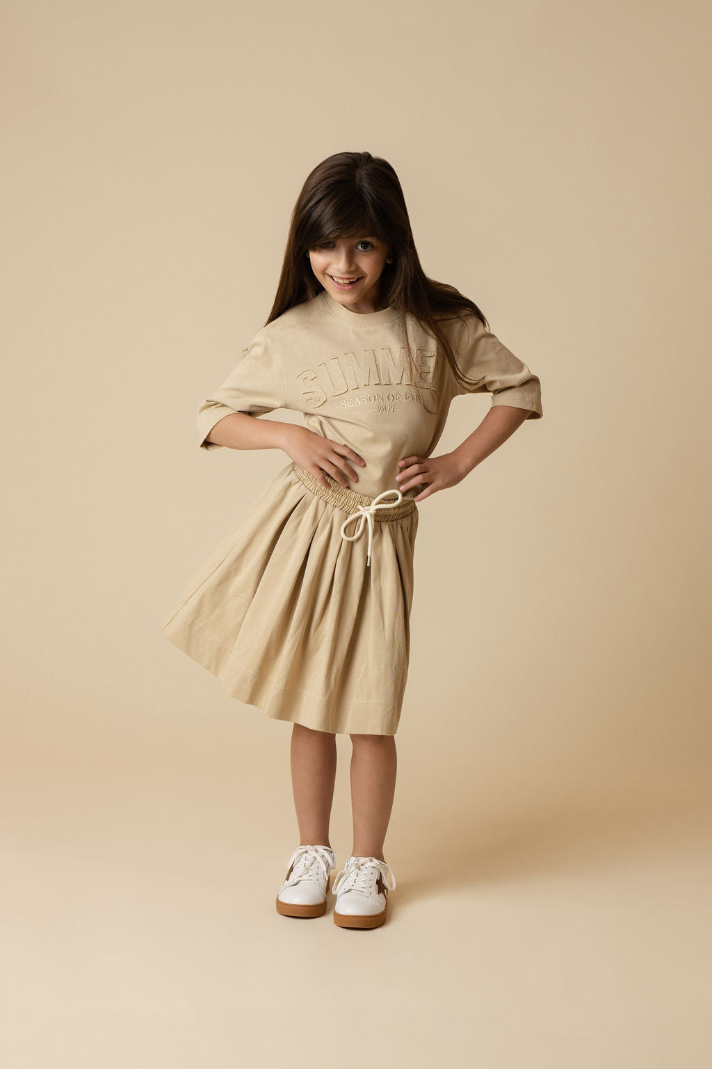 Donny Drawstring Pleated Skirt - Junees