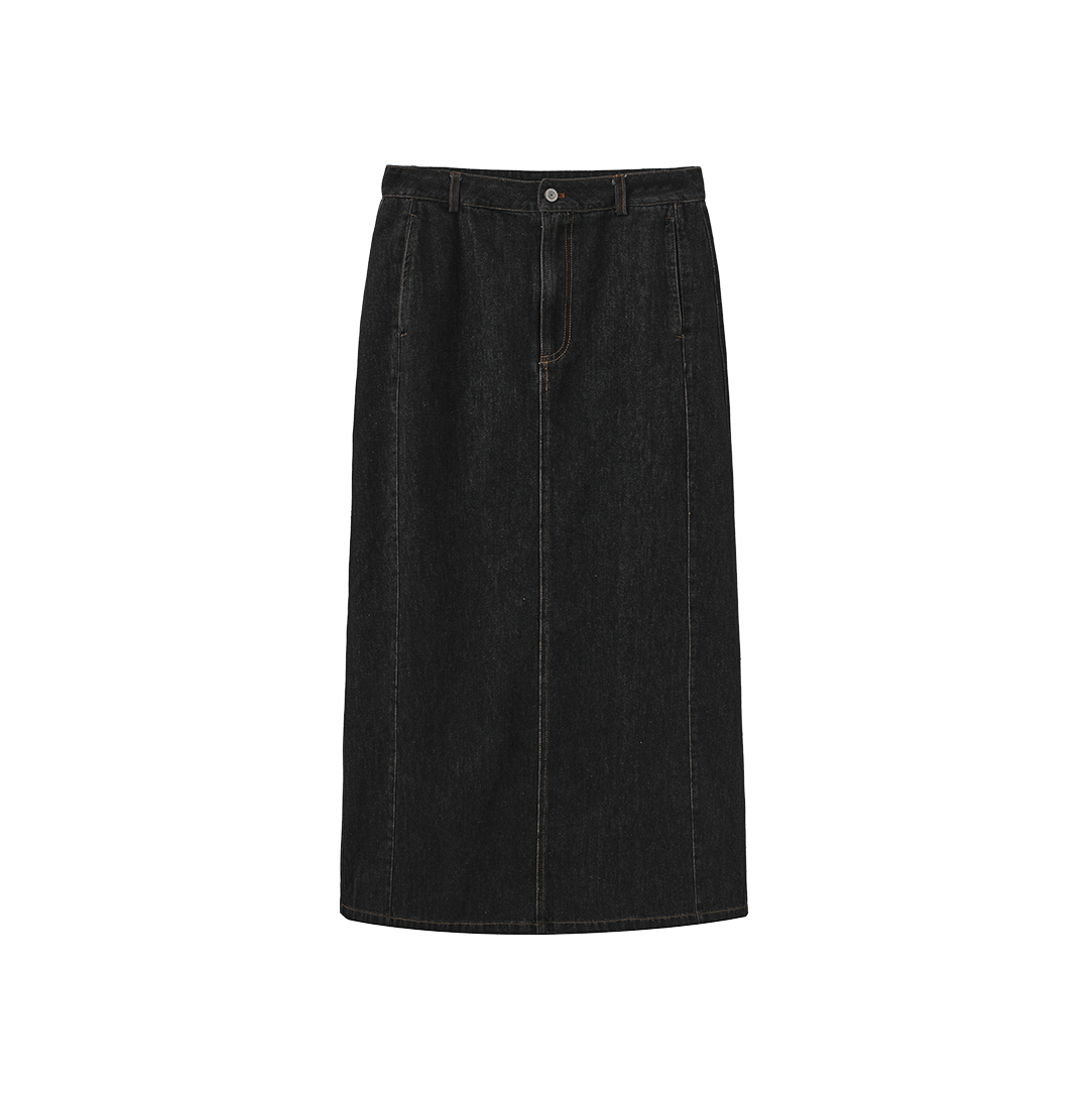Stitch Denim Skirt