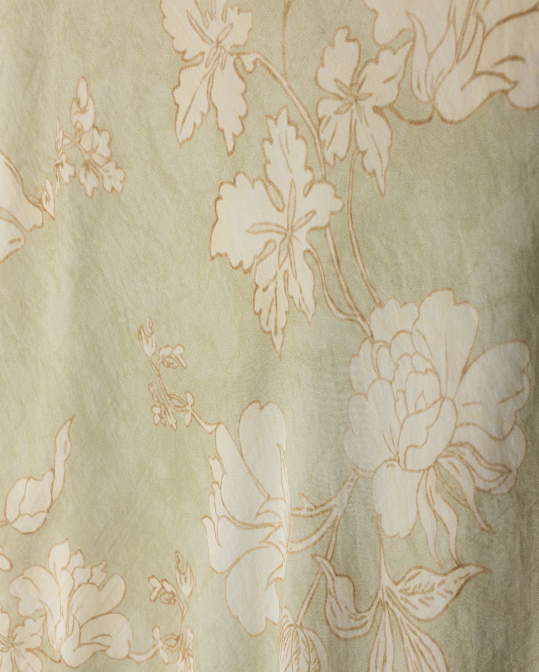 Effect Floral Midi Skirt