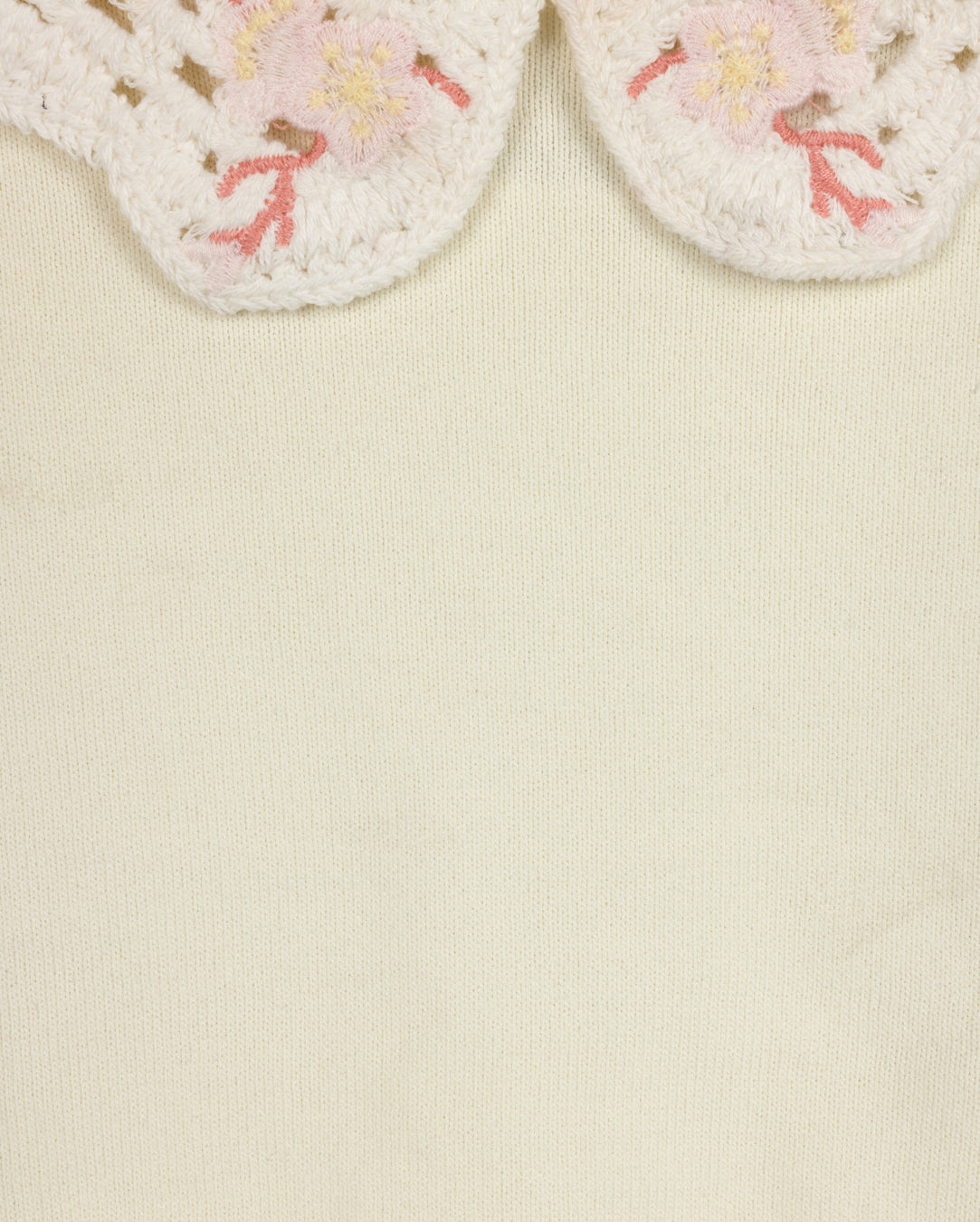 Crochet Collared Sweater And Jumper