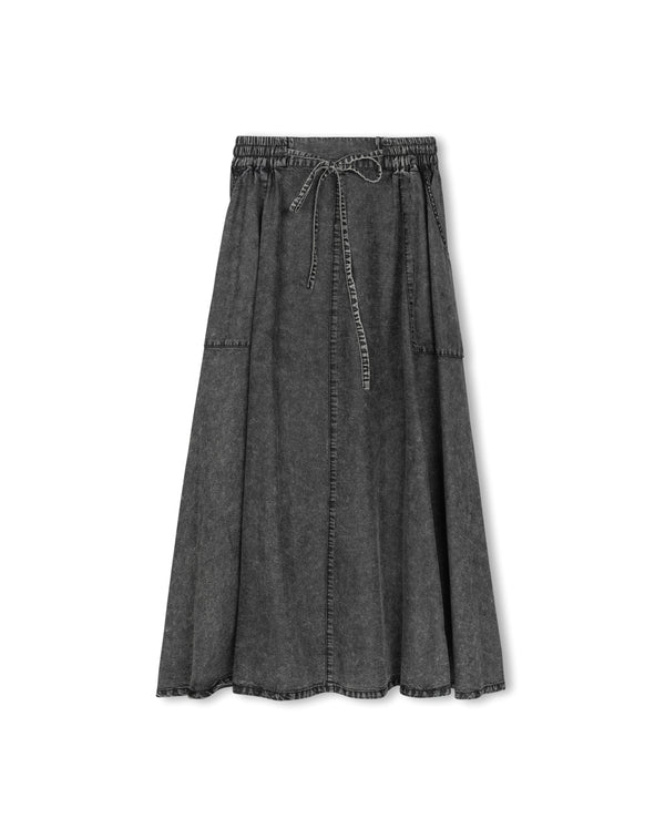 Belle Drawstring Midi Skirt