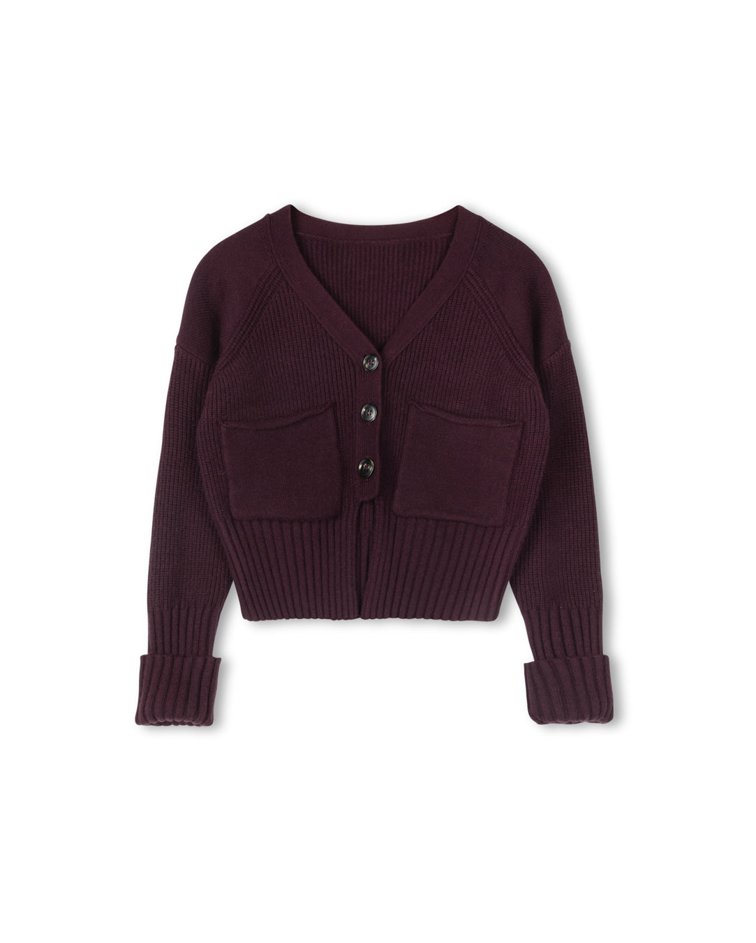 Chunky Short Placket Cardigan