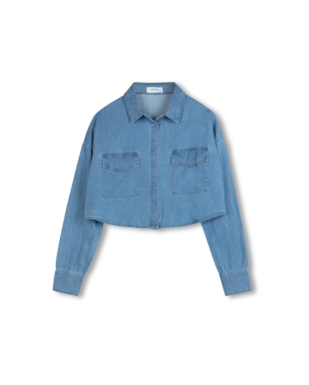 Otis Cropped Denim Shacket