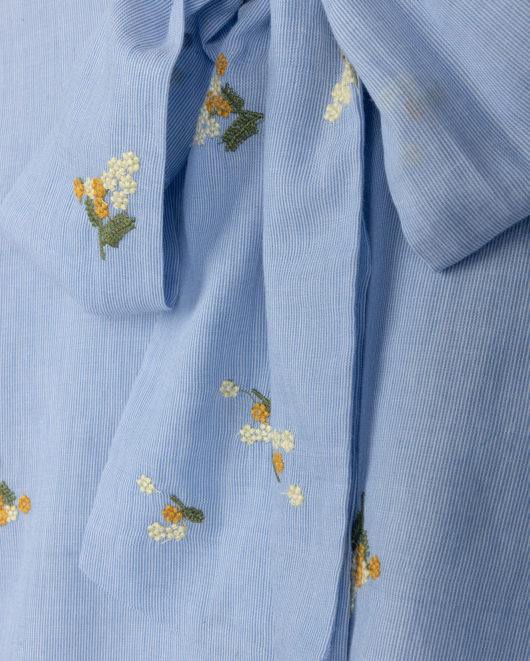 Embroidered Detailed Pinstripe Blouse - Junees