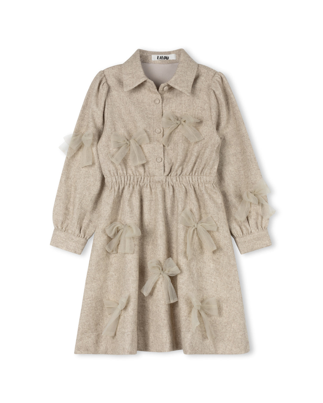 Pop Up Bow Scatter Dress