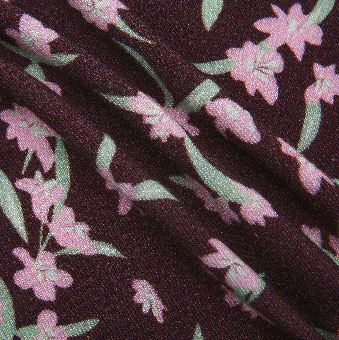 Viola Knit Printed Turtleneck