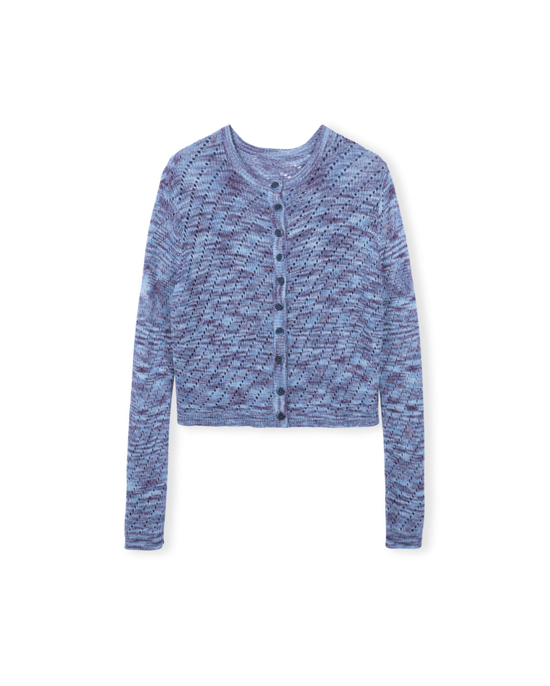 Knit Multi Color Cardigan W-17482