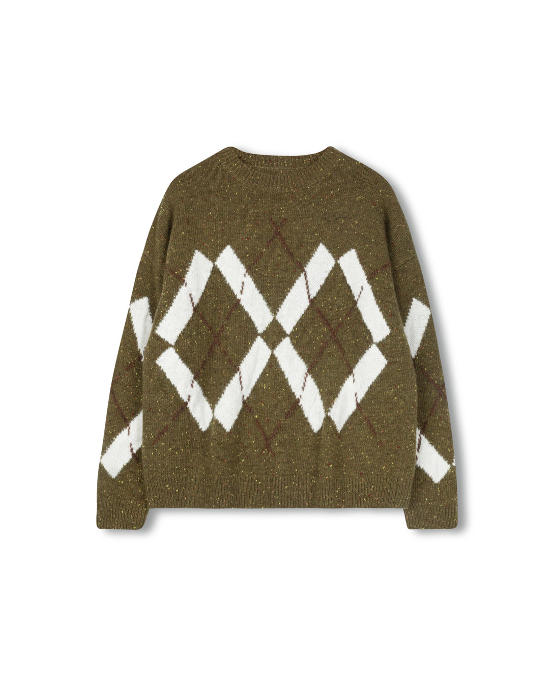 Argyle Knit Sweater W-23251