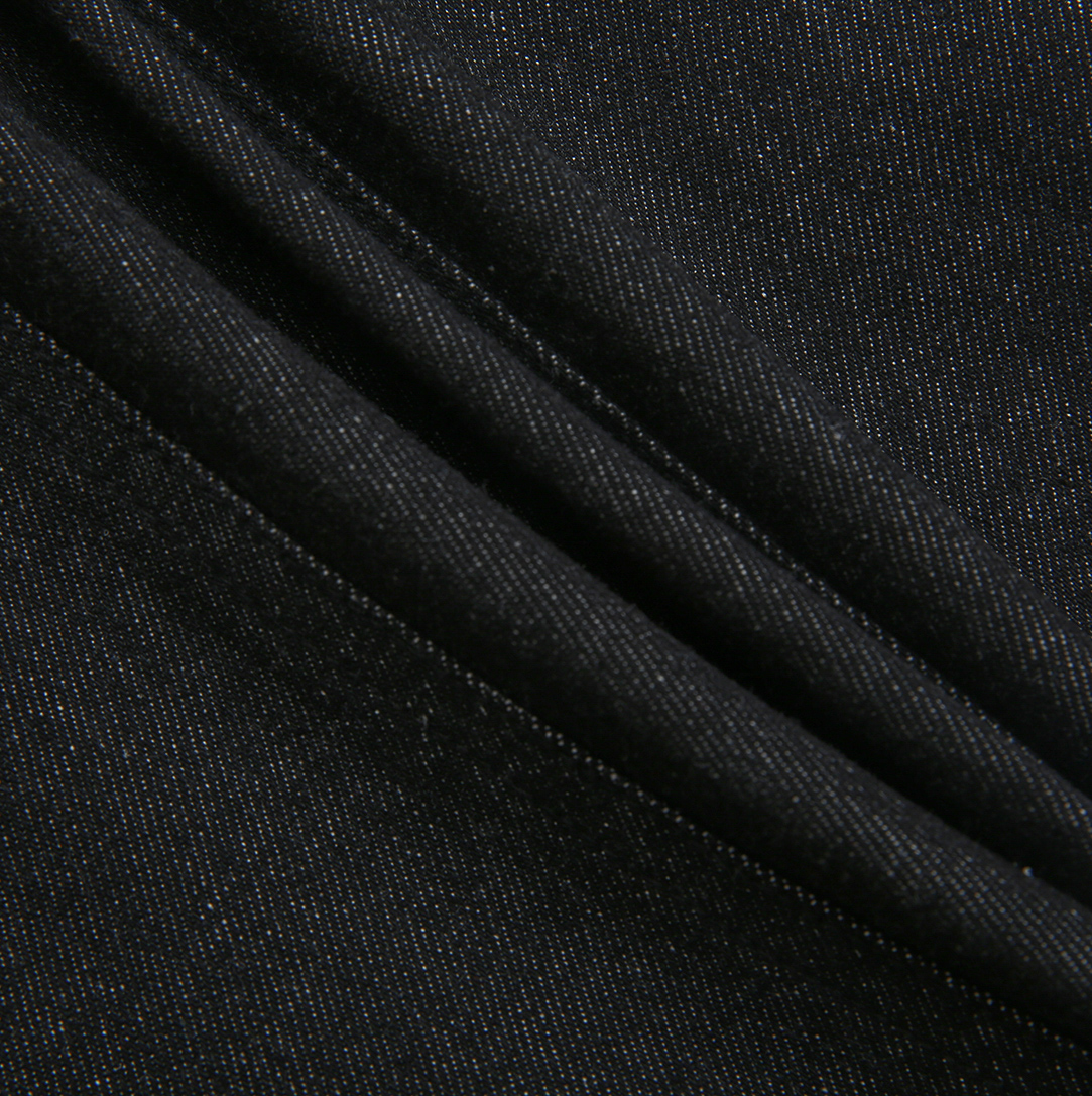Denim Paneled Skirt